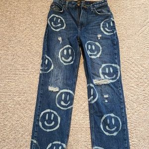 Trendy Distressed Vintage Teen Girl Jeans